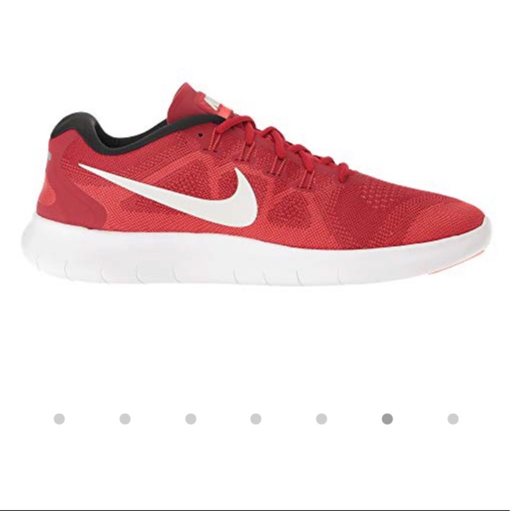 Nike Men’s Red Free RN running shoes size 8.5